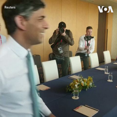 泽连斯基在G7会晤苏纳克