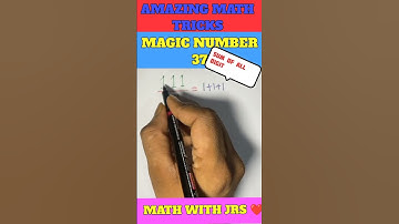 Magic Number 37 😱😱😱Amazing Math Tricks||Khatranak Concept.