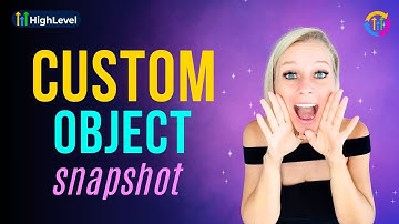 GoHighlevel Agency: Create a Snapshots With Custom Object Support on Highlevel #ghl #highlevelcrm