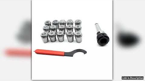 915 Pcs Milling Collets MK3 M12 ER32 Collet Chuck Set High Accuracy Professional Collet Chuck