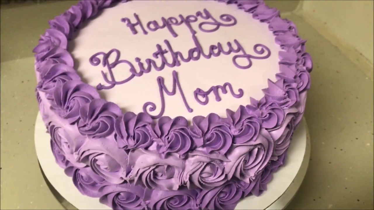 Como decorar un pastel para mamá - Super Facil - YouTube