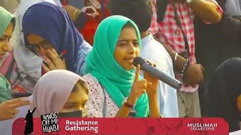 Ashikha khanam | Kerala, joinThe Resistence Protest against Hijab Ban in Karnataka !