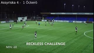 Referee situation: Reckless challenge 15