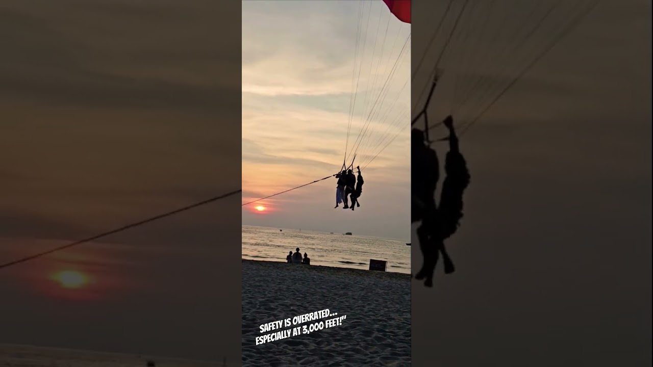 Safety is overrated… especially at 3,000 feet! 