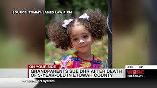 Grandparents sue DHR after death of 3-year-old in Etowah County