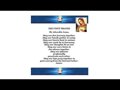 THE FLAME OF LOVE UNITY PRAYER - YouTube