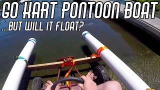 We decided to try something new... building a go kart that will drive
on the land, and sail in water. this video is just beginning-
strapping pvc pip...