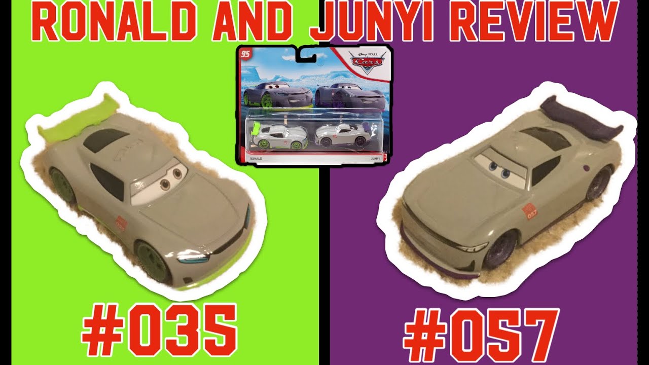 Disney Pixar Cars 3 Ronald And Junyi Rust Eze Racing Centre Trainees Review Youtube