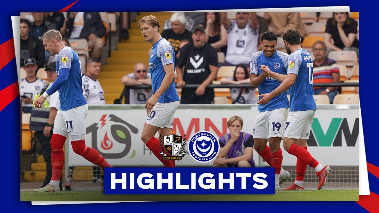 Highlights | Port Vale 0-1 Pompey