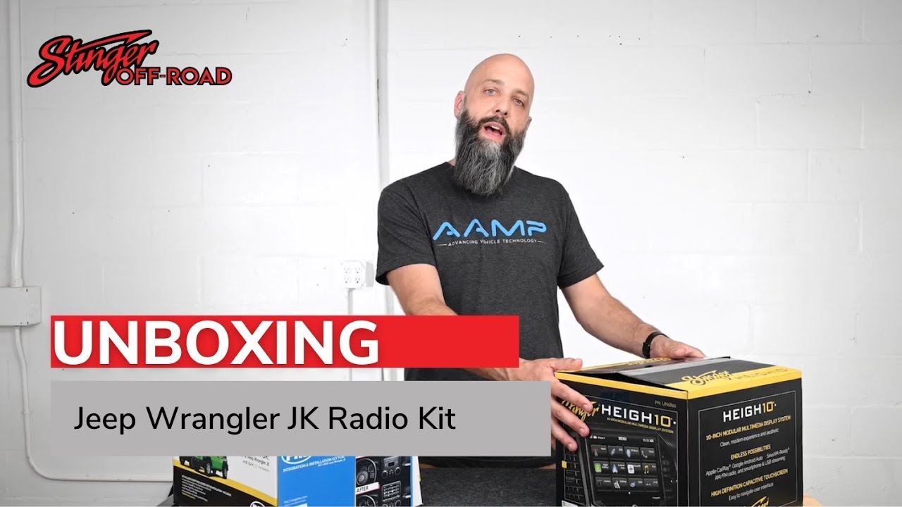 UNBOXING 20112018 Jeep Wrangler JK/JKU Radio Replacement Kit