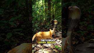 Sound of Silence #catandcobra #wildfriendship #aiwildlife #animalstory #shorts #aivideo