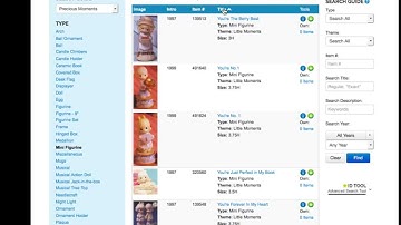 DEMO: Collectibles Database / PreciousMoments