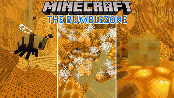 Minecraft: THE BUMBLE (BRAND NEW DIMENSION, MOBS, & ENCHANTMENTS) Mod Showcase
