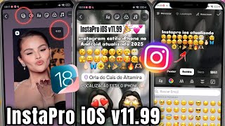 INSTAPRO iOS V11.99 ❤️‍🔥 EMOJIS iOS + FONTS | INSTAGRAM ESTILO IPHONE NO ANDROID ATUALIZADO 2025 🥳 screenshot 3