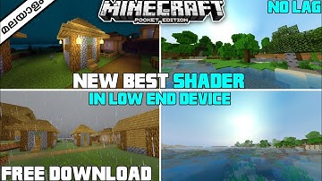 MINECRAFT PE || NEW BEST REALISTIC SHADER IN LOW END DEVICE 1.18+ [NO LAG][MALAYALAM]