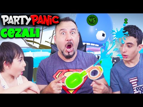 ŞAKA YÜZÜĞÜ İLE ISLATMA CEZALI PARTY PANIC! | 3 KİŞİ PARTY PANIC OYNUYORUZ!