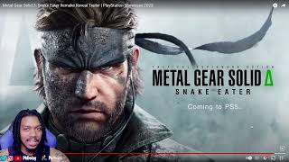 Metal Gear Solid 3: Snake Eater Remake Reveal Trailer Reaction! | PlayStation Showcase 2023