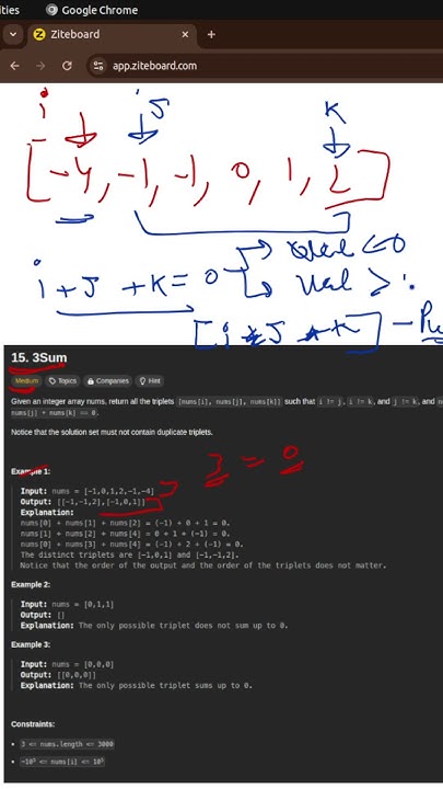 LeetCode 15: 3Sum | Two-Pointer Approach | NeetCode.io Roadmap ...