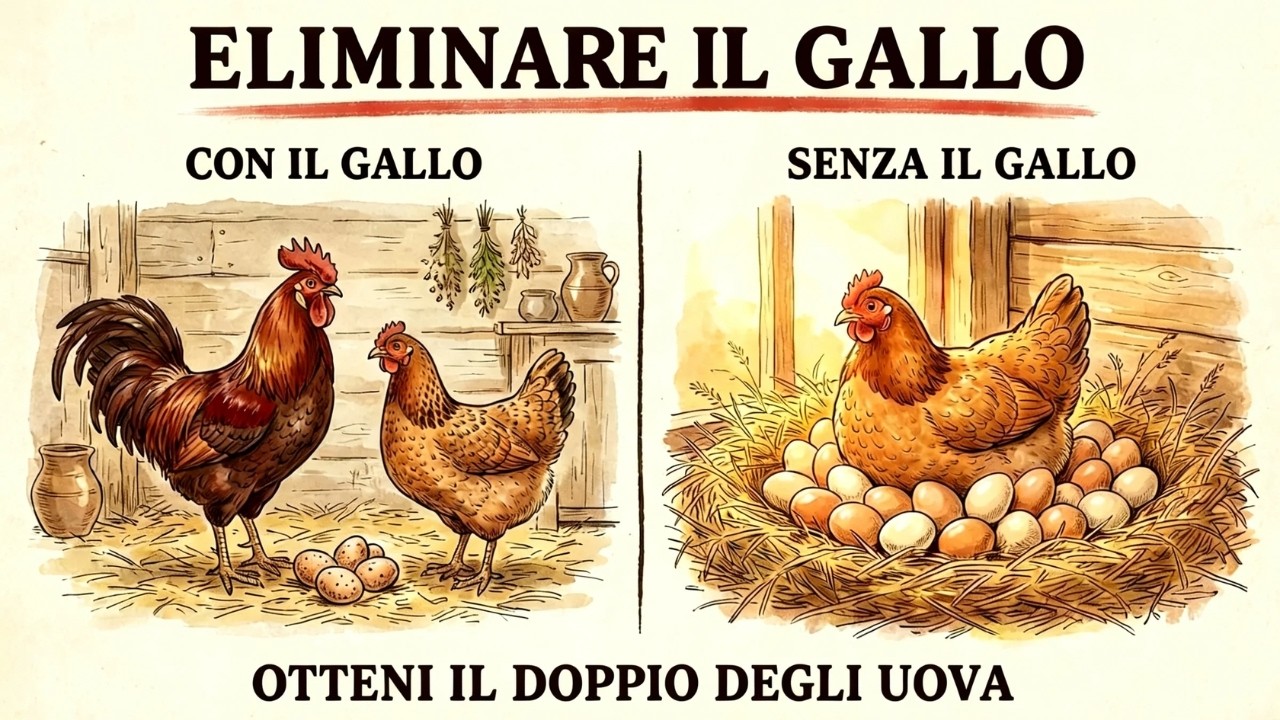 Ho tolto il gallo dal pollaio: dopo una settimana non credevo a quante uova deponevano