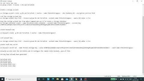 Azure Terraform remote state back-end