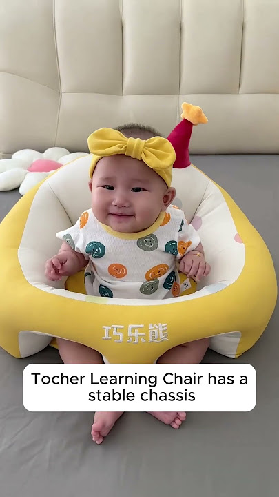 4-6 months is the critical period for babies to learn to sit. This #learning chair has a stable
