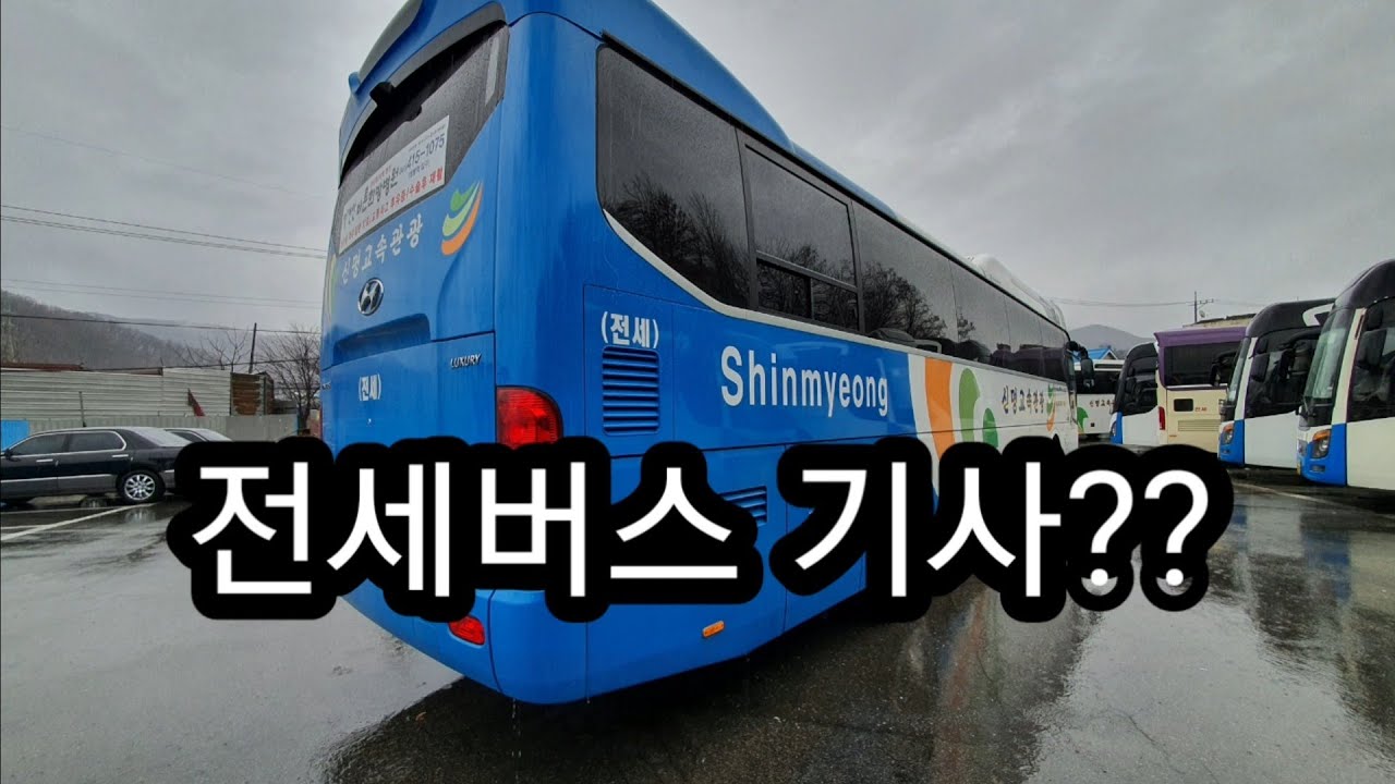 전세버스 기사에 대한 모든것/근무, 휴무, 급여, 후기