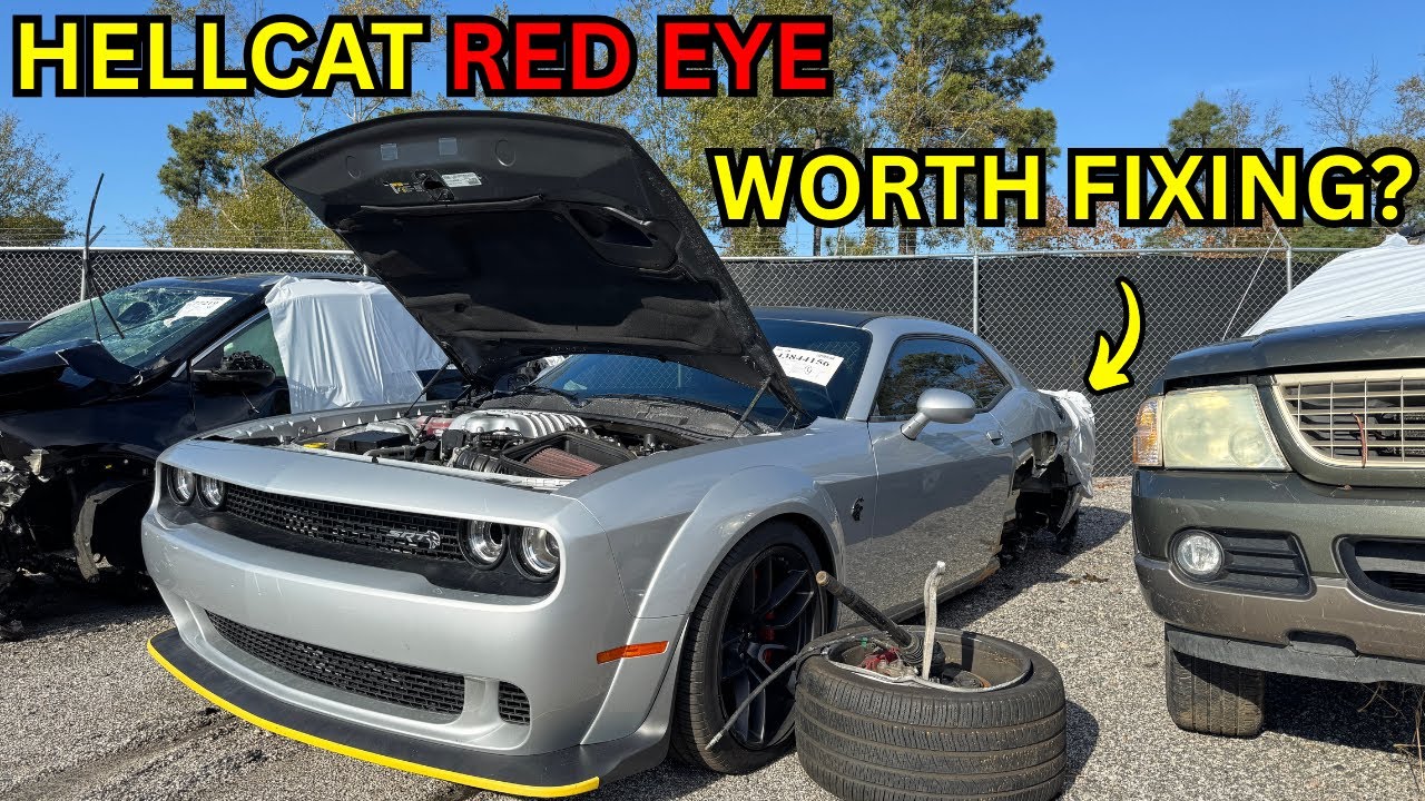 Expensive Car Edition: Mike Finds a Wrecked Hellcat Redeye at IAAI
