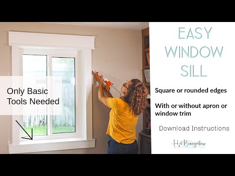 How To Make A Window Sill