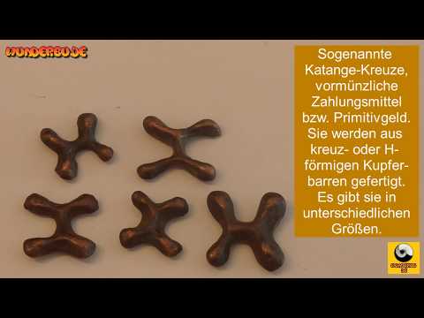 Katanga Kreuze, vormünzliches