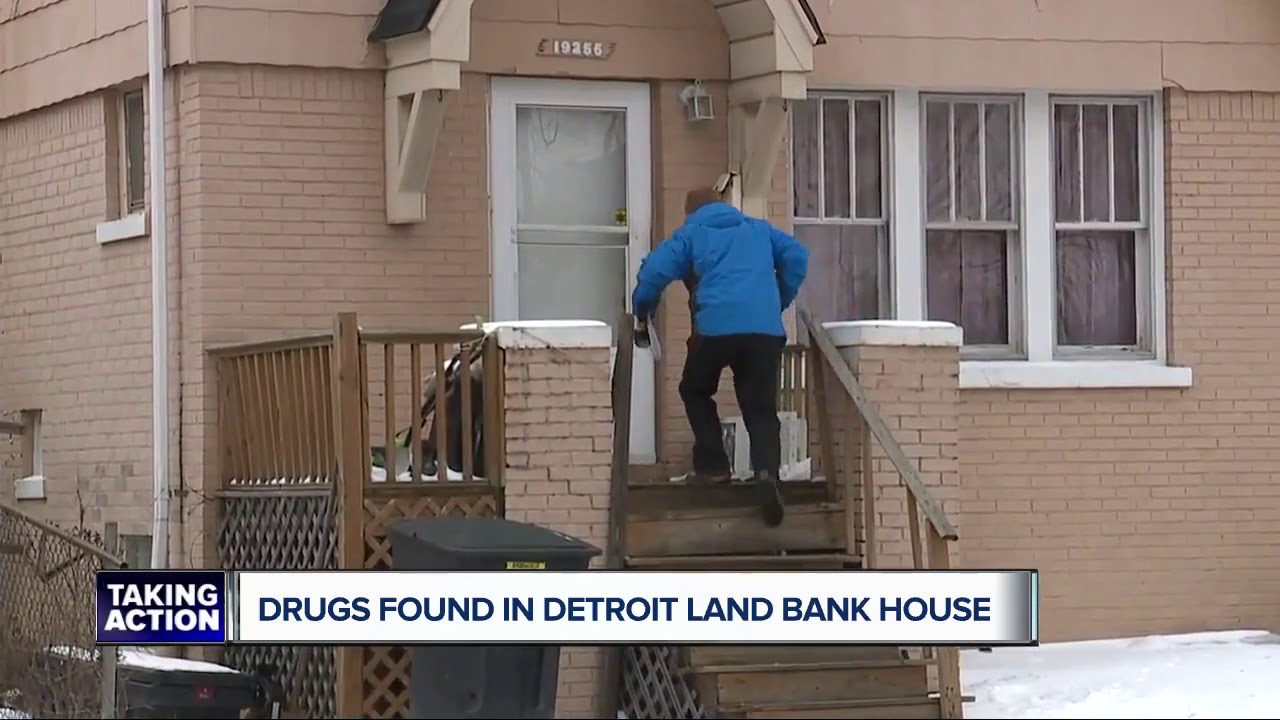 Man busted for selling drugs out home owned by Detroit Land Bank