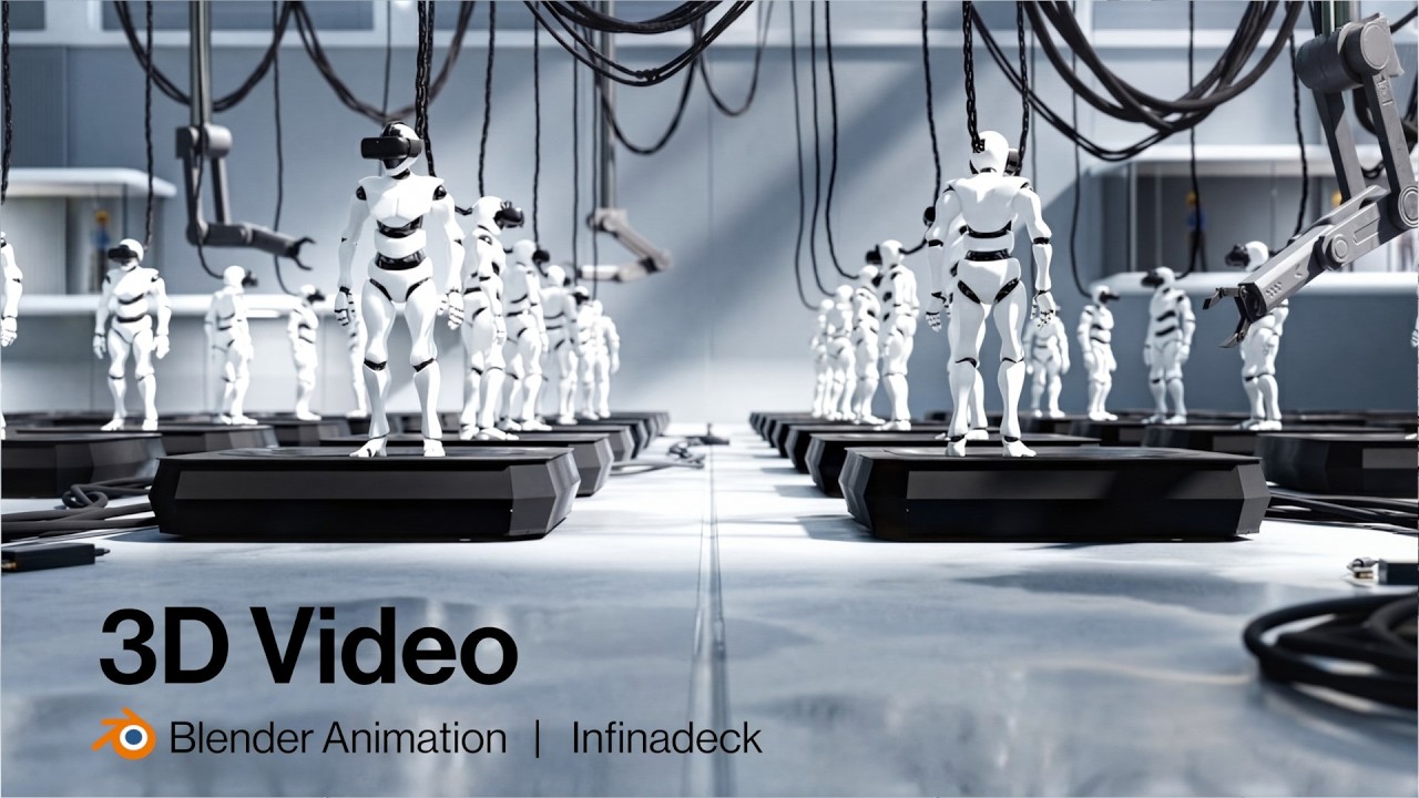 Infinadeck Robots Event Video