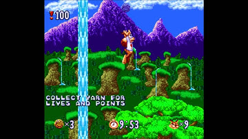 Bubsy in: Claws Encounters of the Furred Kind Intro (SNES Introduction)