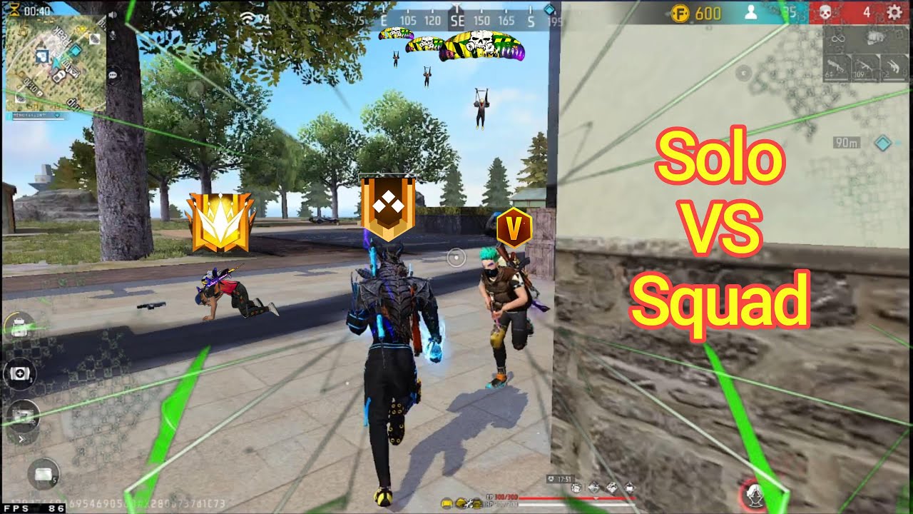 Free fire Solo vs squad II OP Gameplay #freefire #freefiregameplay ...