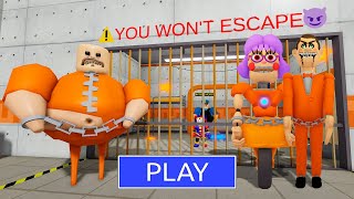 Escaping from a PRISONER BARRY'S PRISON RUN! And BECAME a BARRY PRISONER #Roblox