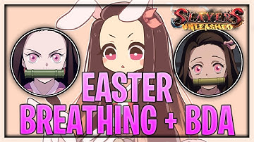 [CODES] EASTER BREATHING & EGGPLOSION DEMON ART SHOWCASE IN SLAYERS UNLEASHED!