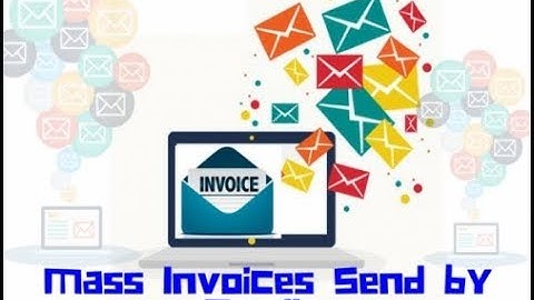 How to send mass Invoice/Sale/Purchase/ bills to Customers/Vendors by Email | Odoo App Feature #odoo