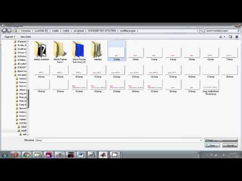IEEE MATLAB OCR BASED TEXT DETECTION