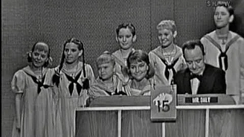 What's My Line? - Trapp family choir; Tony Randall...