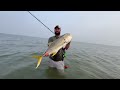 Catching big fish while speckled trout fishing at sea isle