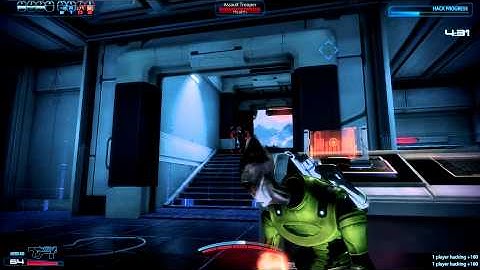Mass Effect 3 Demo - Infiltrator Solo Gameplay