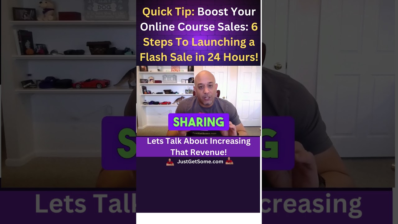 Boost Your Online Course Sales: 6 Steps To Launching a Flash Sale in 24 Hours