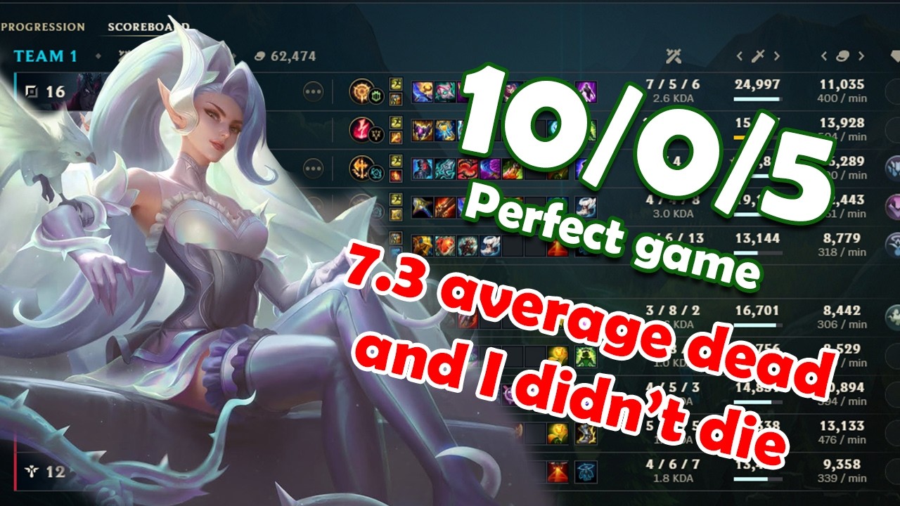 Diary Game 1: Evelyn invaded my jg, but I out farm her !! Perfect Game I didn't die !! OTP ZYRA JG!!