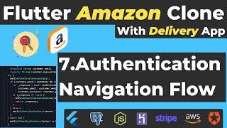7.Authetication With BLoC - Amazon Clone | Flutter Ecommerce App with Backend|Flutter Ecommerce App