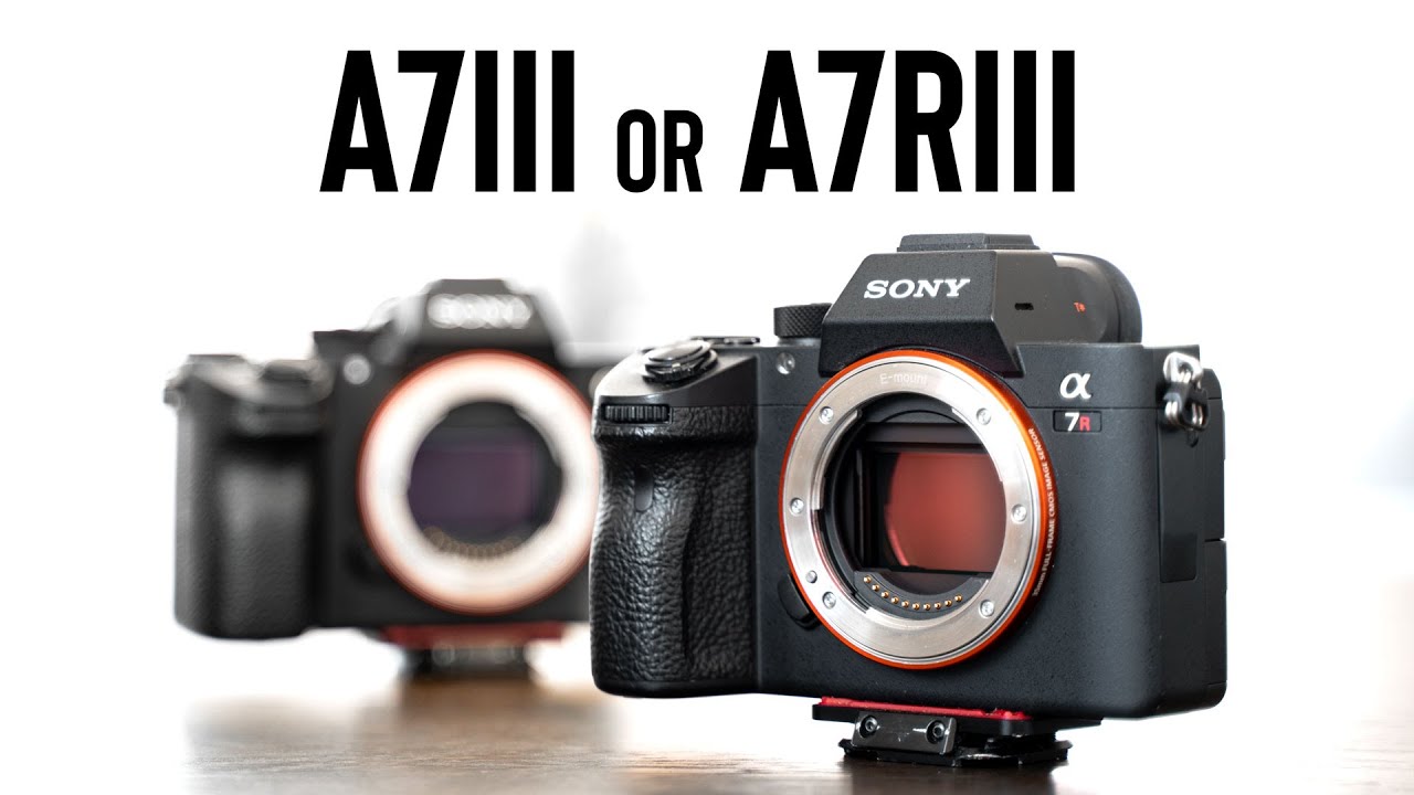 SONY A7III vs A7RIII | Which Full Frame Mirrorless Camera should you ...