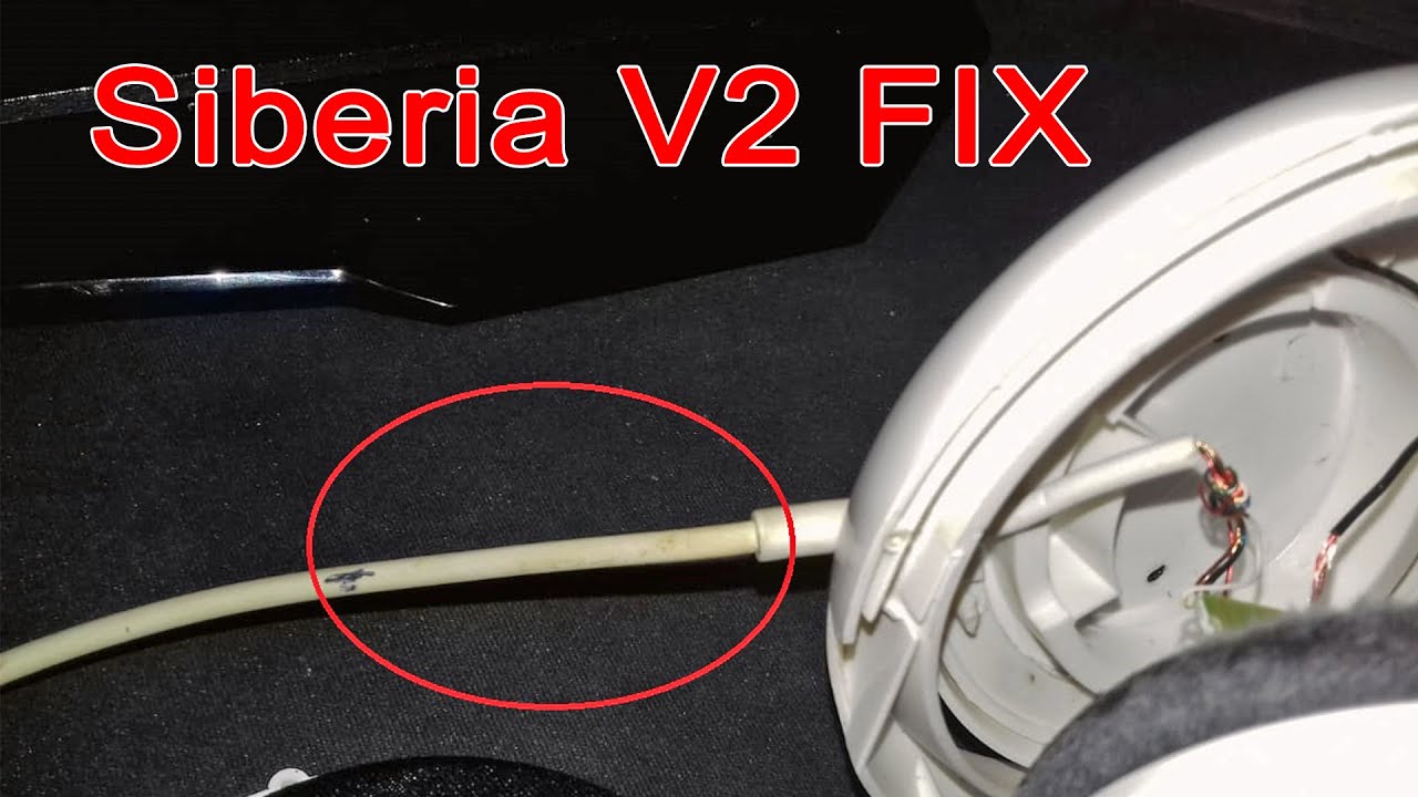 Siberia V2 fix - Headphone fix - YouTube