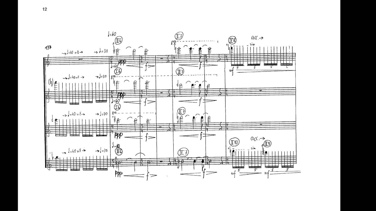 Georg Friedrich Haas - String Quartet No. 1 (w/score) (1997) - YouTube
