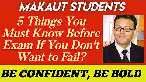 5 Things You Must Know Before Exam If You Don