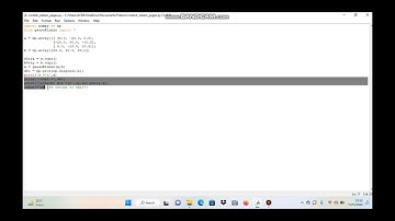 10.  Penyelesaian Solusi Persamaan Linier Menggunakan Metode Eliminasi Gauss (Python)