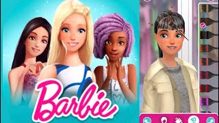 Barbie Fashion Closet dressing and makeup with hair salon gameplay for kids screenshot 1