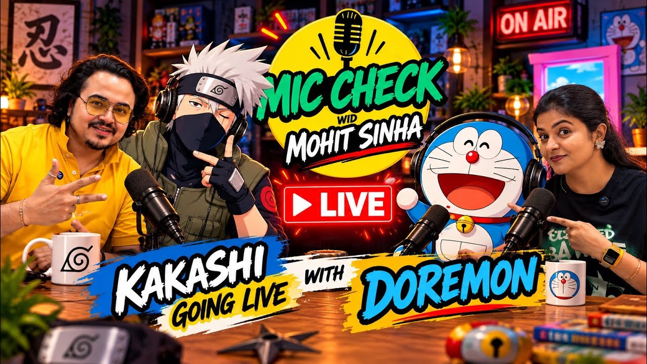 Mic Check wid Mohit Sinha is live with DOREMON ( SONAL KAUSHAL ) @The_MotorMouth 